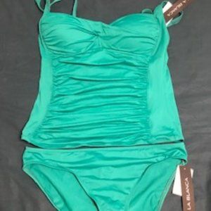NWT - LA BLANCA EMERALD GREEN TANKINI